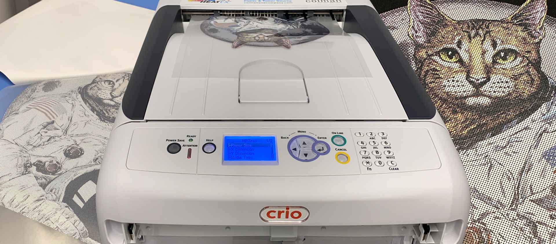 Printing on Black Cardstock with The Crio pro8432 - DigitalHeat FX