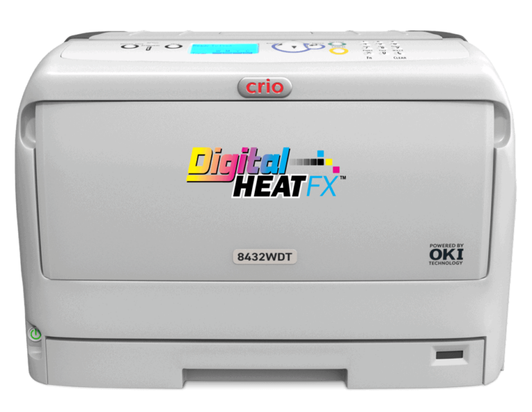 What is the Crio 8432WDT White Toner Printer? DigitalHeat FX