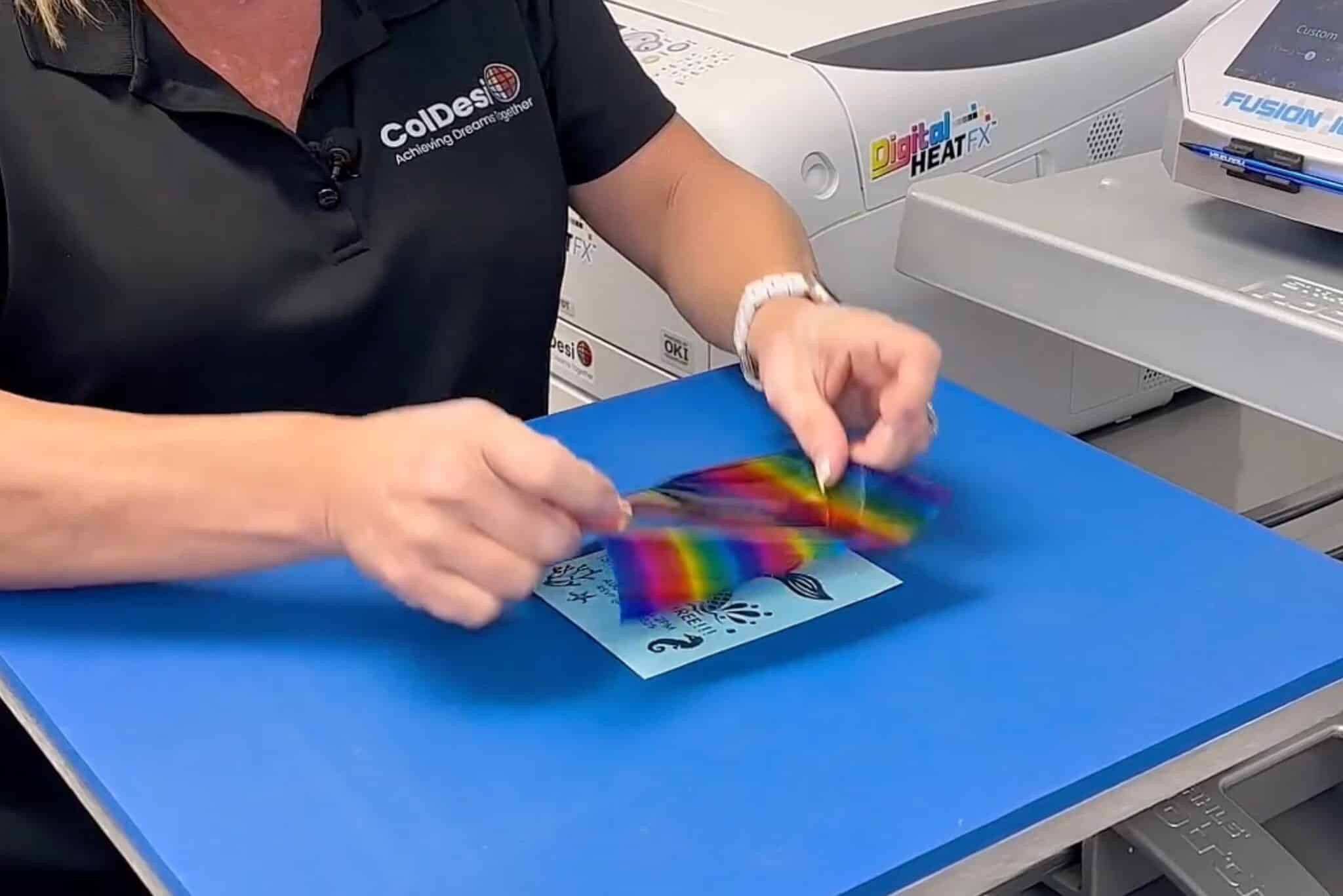 How To Customize Cardstock Paper With Toner Foil DigitalHeat FX i560